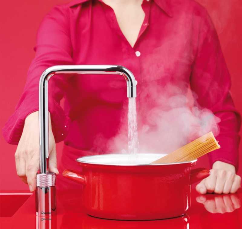 Nordic Single boiling water tap in sliver