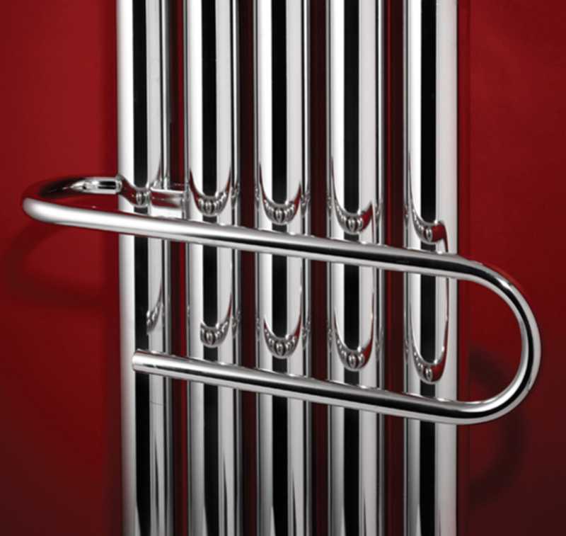bisque towel rail with towel warmer
